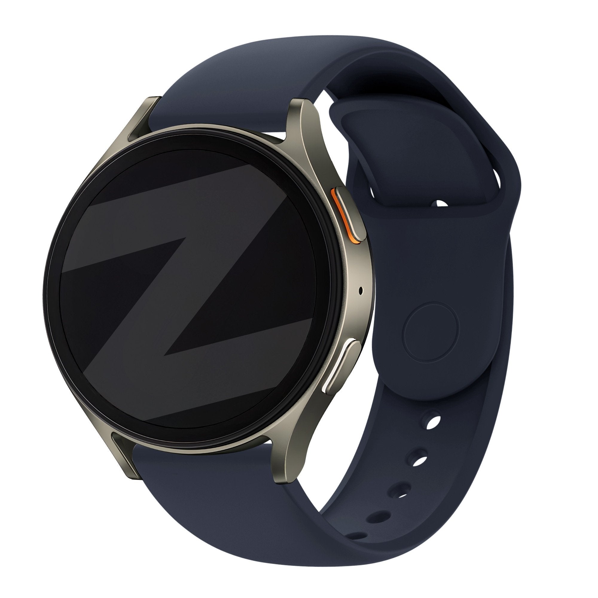 Bandz Samsung Galaxy Watch 6 Classic 43mm Sport Strap 'Easy Fit' (Dark Blue)
