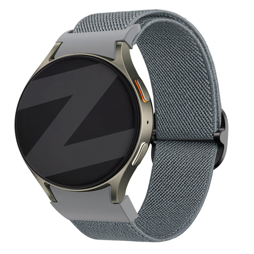 Bandz Samsung Galaxy Watch 4 40mm Elastic Strap 'Easy Fit' (Greyblue)
