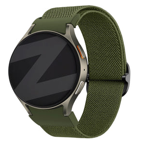 Bandz Samsung Galaxy Watch 7 - 44mm Elastic Strap 'Easy Fit' (Green)