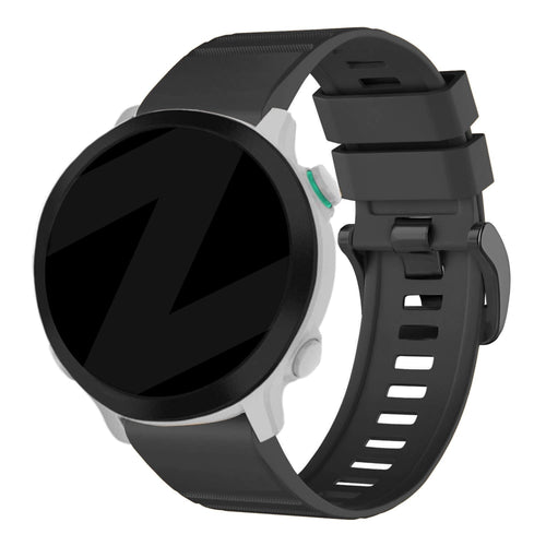 Bandz Garmin D2 Mach 1 Buckled Silicone Strap (Black)