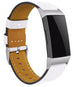 Fitbit Charge 3 Leather Strap (White)