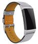 Fitbit Charge 3 Leather Strap (Smooth Grey)