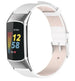 Fitbit Charge 5 Leather Strap (White)