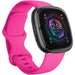 Fitbit Sense 2 Silicone Strap (Bright Pink)