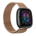 Fitbit Sense 2 Milanese Strap (Rose Gold)