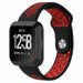 Fitbit Versa / Versa 2 Sport Strap (Black/Red)
