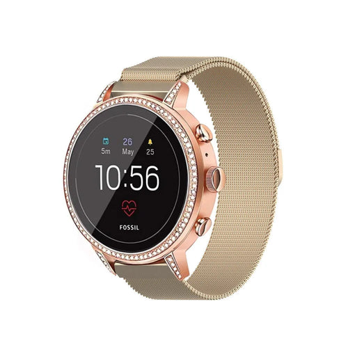Fossil Gen 4 Venture (HR) Milanese Strap (Champagne)