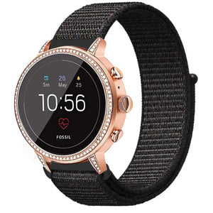 Fossil Gen 4 Venture (HR) Nylon Strap (Black)