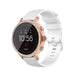 Fossil Gen 5e 42mm Silicone Strap with Buckle (White)