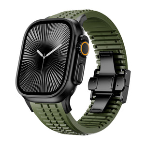 Apple Watch Ultra Premium Silicone Strap (Army Green)