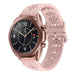 Samsung Galaxy Watch 3 41mm Silicone Strap Patterned (Pink)