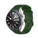 Samsung Galaxy Watch 3 45mm Premium Silicone Strap (Army Green)