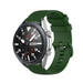 Samsung Galaxy Watch 3 45mm Premium Silicone Strap (Army Green)