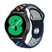 Samsung Galaxy Watch 4 40mm Sport Strap (Dark Blue/Rainbow)