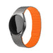 Samsung Galaxy Watch 4 Classic 42mm Magnetic Silicone Strap (Grey/Orange)