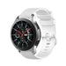 Samsung Galaxy Watch 46mm Premium Silicone Strap (White)