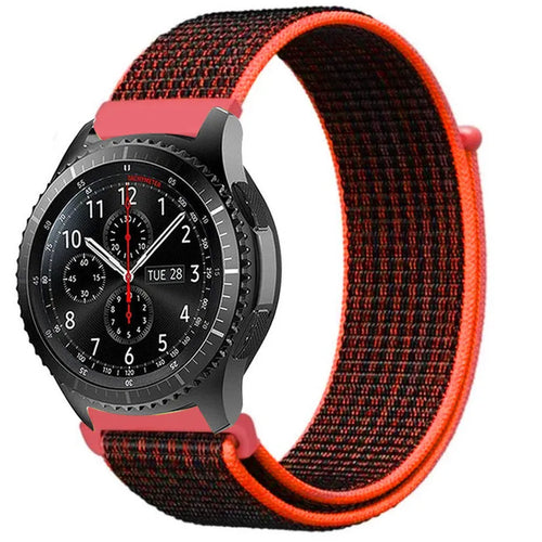 Nylon Strap, on a watch, 3/4 front view