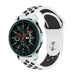Samsung Galaxy Watch 46mm Sport Strap (White/Black)