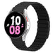 Samsung Galaxy Watch 5 44mm Magnetic Silicone Strap Perfect Fit (Black)