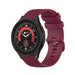 Samsung Galaxy Watch 5 Pro Premium Silicone Strap (Dark Red)