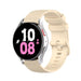 Samsung Galaxy Watch 5 44mm Premium Silicone Strap (Beige)