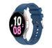 Samsung Galaxy Watch 5 44mm Silicone Strap Perfect Fit (Blue)