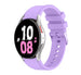 Samsung Galaxy Watch 5 44mm Silicone Strap Perfect Fit (Lilac)