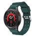 Samsung Galaxy Watch 4 40mm Silicone Armor Strap (Dark Green)
