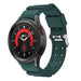 Samsung Galaxy Watch 4 Classic 46mm Silicone Armor Strap (Dark Green)