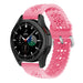 Samsung Galaxy Watch 4 Classic 46mm Patterned Silicone Strap (Bright Pink)