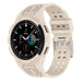 Samsung Galaxy Watch 4 Classic 46mm Silicone Strap with Frame (Ivory White)
