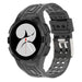 Samsung Galaxy Watch 4 40mm Silicone Strap with Frame (Transparent Black)