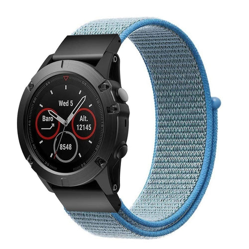Garmin Tactix 7 Pro Nylon Strap (Light Blue)