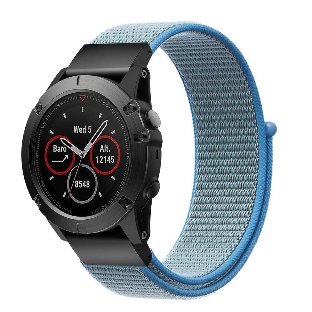 Garmin Descent MK3i - 51mm Nylon Strap (Light Blue)
