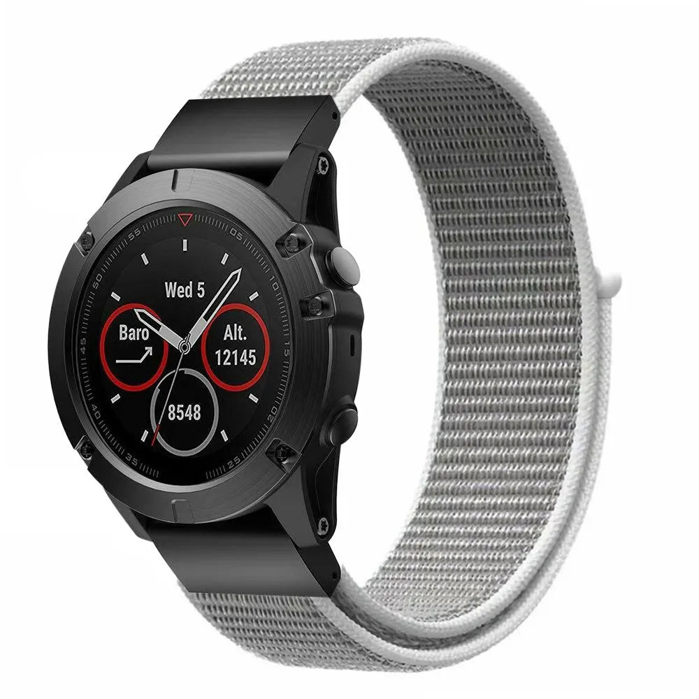 Nylon Strap, on a watch, 3/4 front view