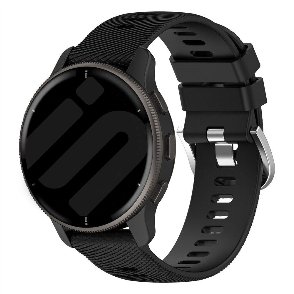 Garmin Vivoactive 3 Silicone Strap (Black)
