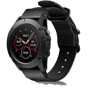 Amazfit T-Rex Ultra 2 Nylon Buckle Strap (Black)