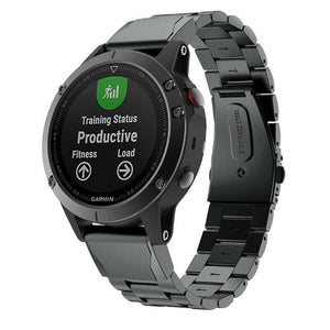 Garmin MARQ Steel Strap (Black)