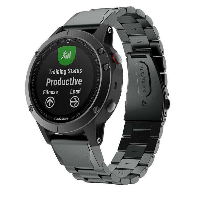Garmin Descent G1 Steel Strap (Black)