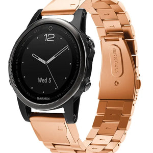 Garmin Descent Mk2S Steel Strap (Rose Gold)