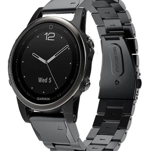 Garmin Approach S70 - 42mm Steel Strap (Black)