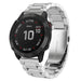 Garmin Quatix 3 / 6x / 7x Solar Steel Strap (Silver)