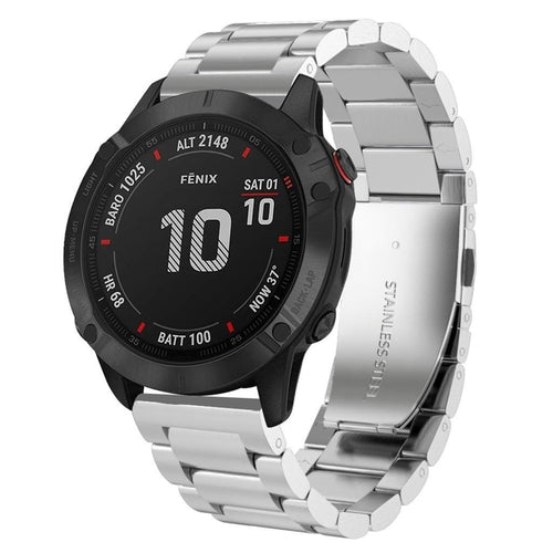 Garmin Descent MK2(i) Steel Strap (Silver)