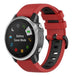 Garmin Fenix 8 - 43mm Sport Buckle Strap (Red/Black)