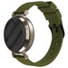 Pebble Round 2 - 14mm Luxury Silicone Strap (Green)