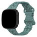 Fitbit Sense 2 Patterned Silicone Strap (Green)