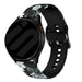 Grey Flower Samsung Galaxy Watch 6 Classic 43mm Strap