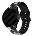 Grey Flower Samsung Galaxy Watch FE Strap