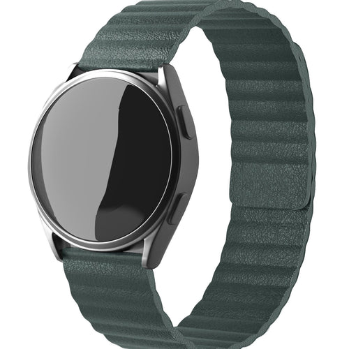 Withings Steel HR Sport Leather Loop Strap (Viridian)