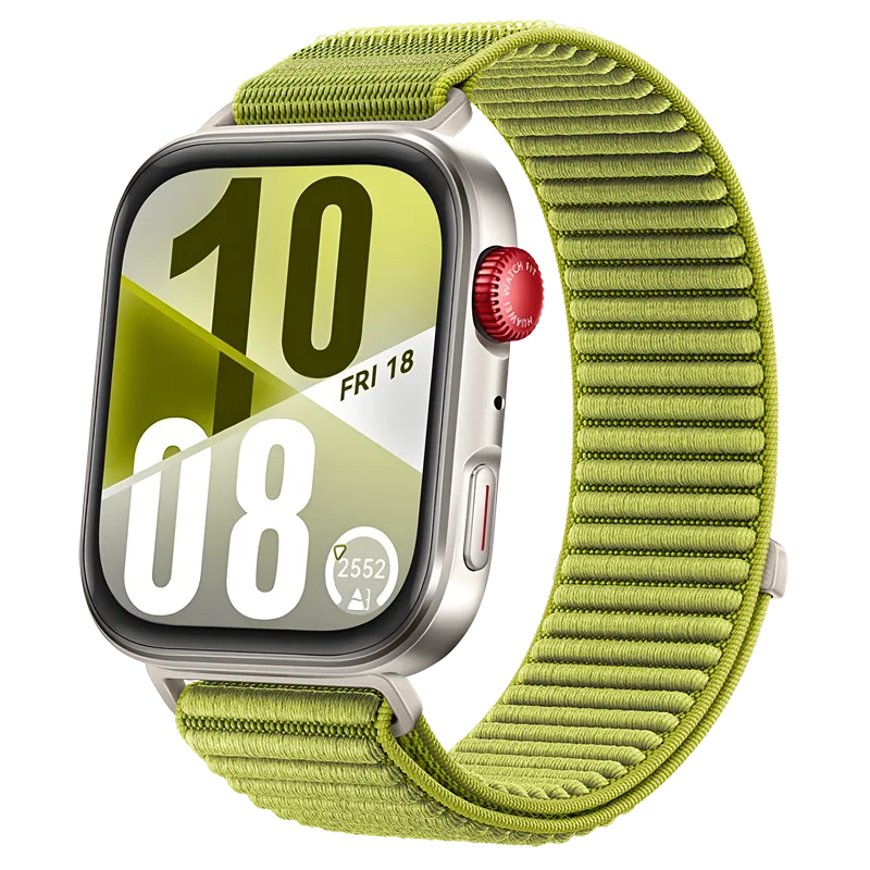 Huawei Watch Fit 4 Nylon Wave Strap (Green)